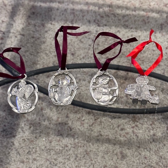 Vintage pewter Longaberger ornaments - Picture 2 of 10